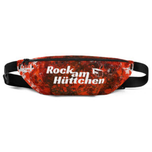 Gürteltasche Rock am Hüttchen rot