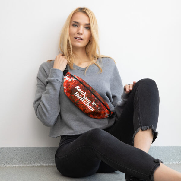 Gürteltasche Rock am Hüttchen rot – Bild 3