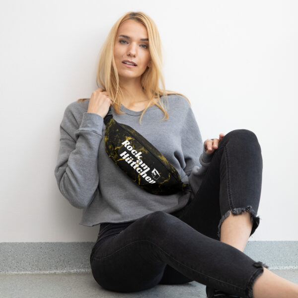 Gürteltasche Rock am Hüttchen schwarz – Bild 3