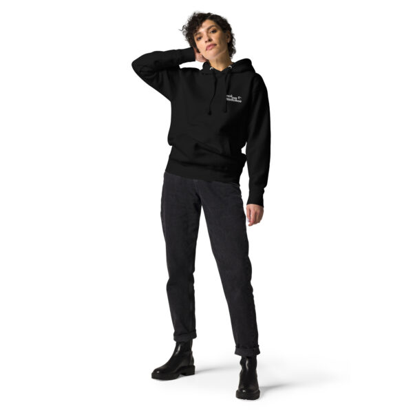 Unisex-Kapuzenpullover Peace is free – Bild 11