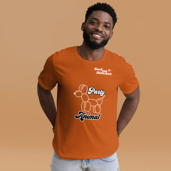 Unisex-T-Shirt Party Animal – Bild 8