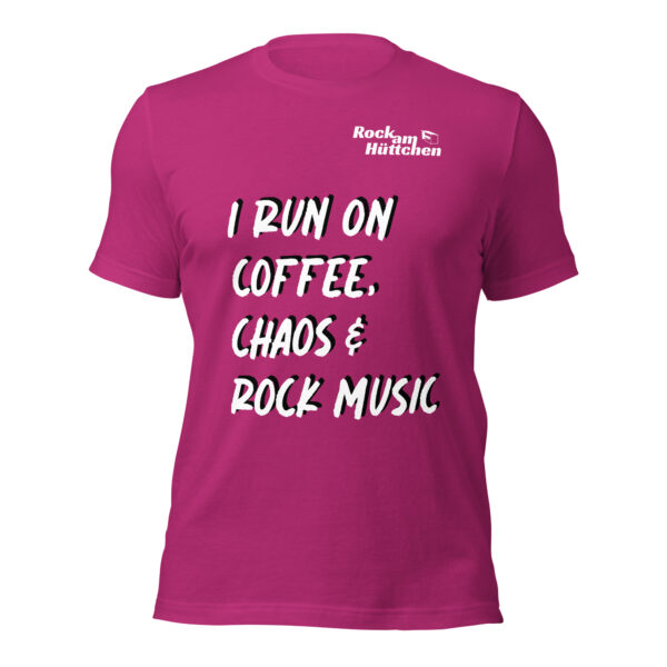 Unisex-T-Shirt Coffee and Chaos – Bild 17