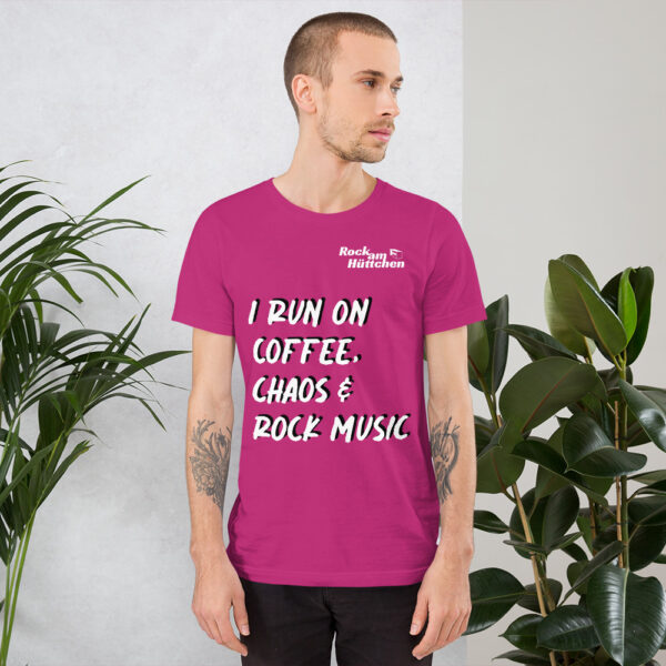 Unisex-T-Shirt Coffee and Chaos – Bild 25