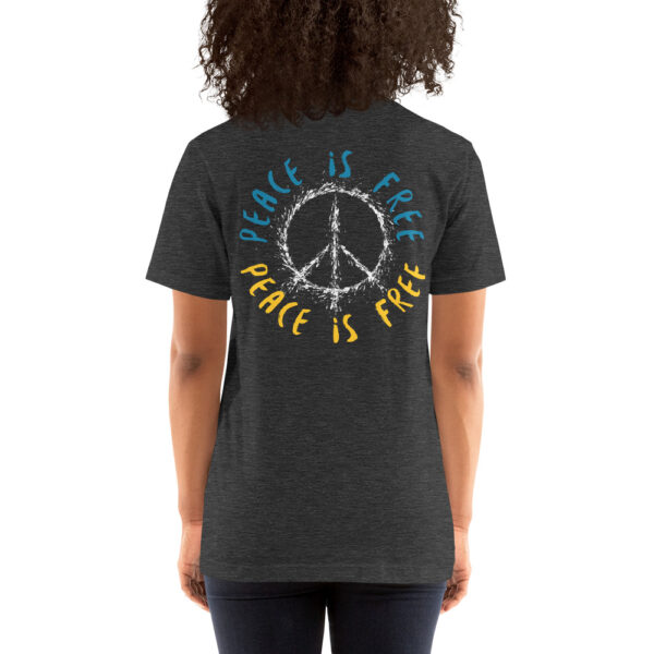 Unisex-T-Shirt Peace is free – Bild 11