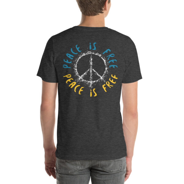 Unisex-T-Shirt Peace is free – Bild 12