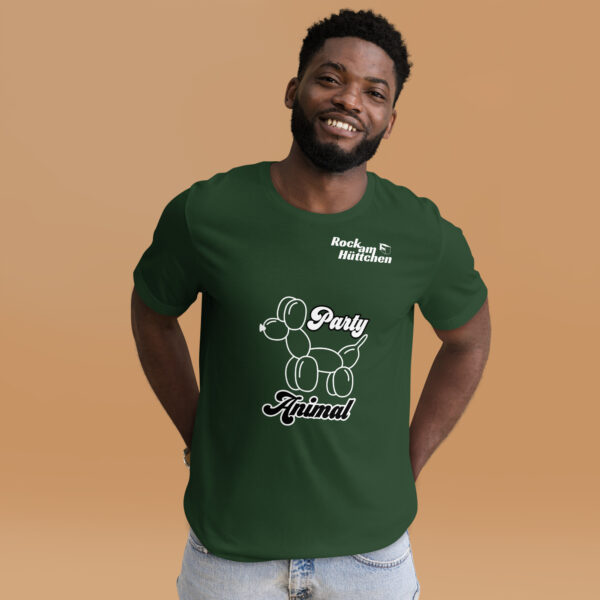 Unisex-T-Shirt Party Animal – Bild 10