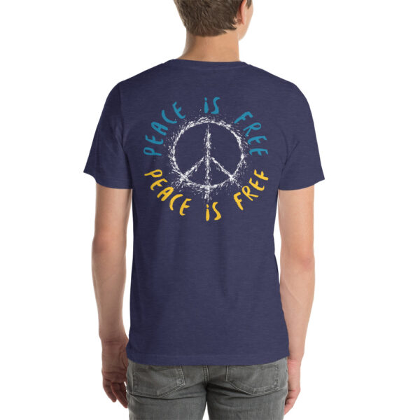 Unisex-T-Shirt Peace is free – Bild 8