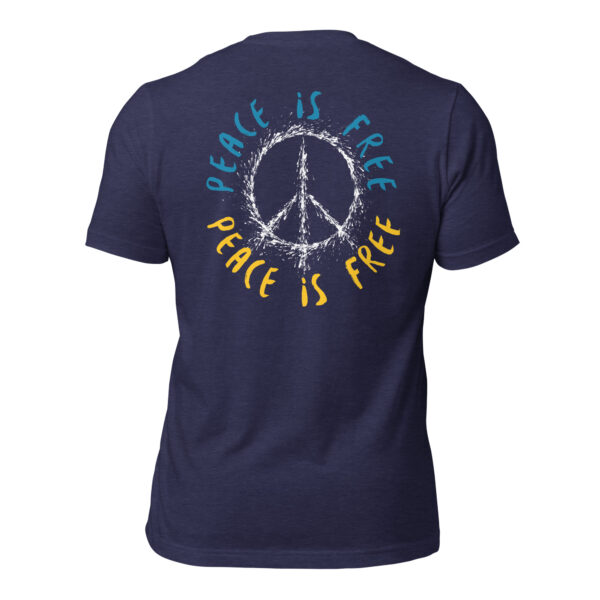Unisex-T-Shirt Peace is free – Bild 26