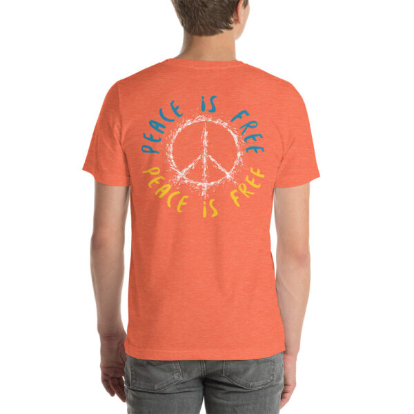 Unisex-T-Shirt Peace is free – Bild 20
