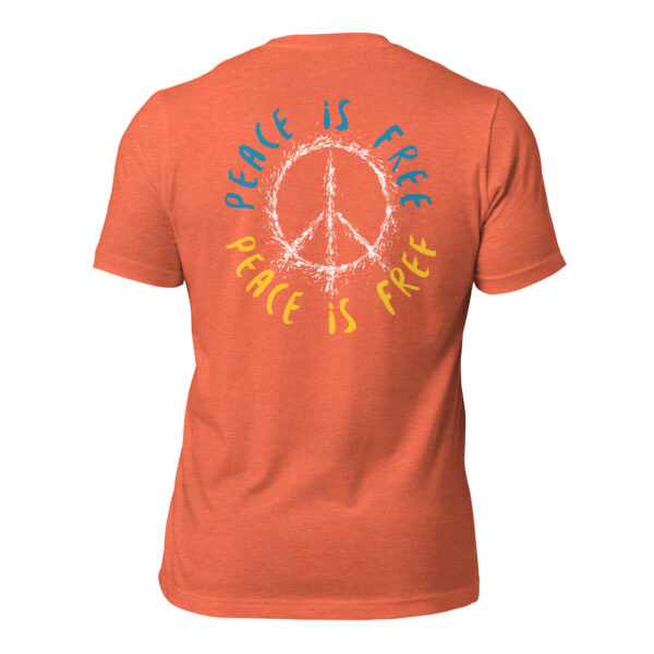 Unisex-T-Shirt Peace is free – Bild 35