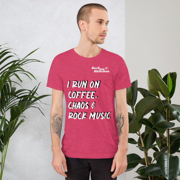 Unisex-T-Shirt Coffee and Chaos – Bild 27