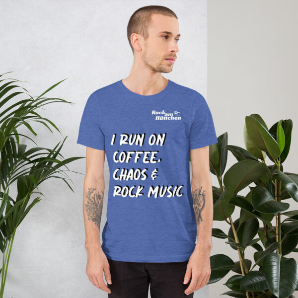Unisex-T-Shirt Coffee and Chaos – Bild 29